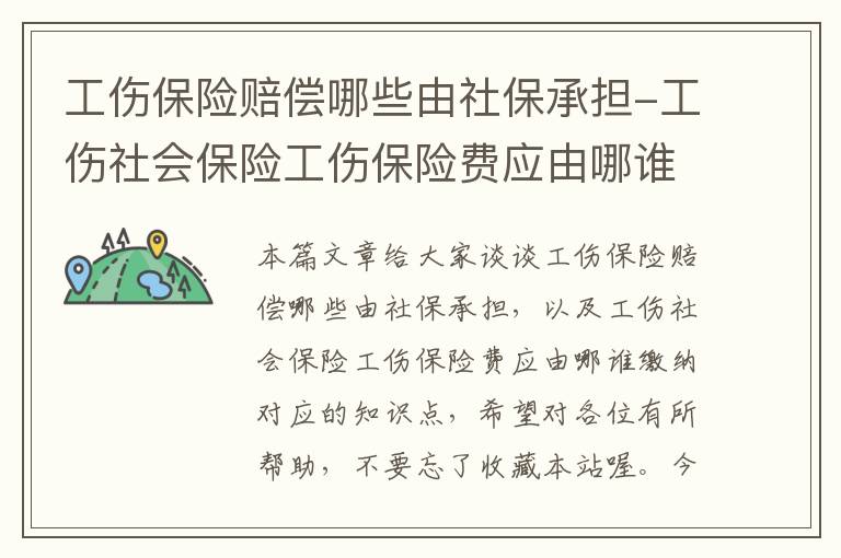 工伤保险赔偿哪些由社保承担-工伤社会保险工伤保险费应由哪谁缴纳