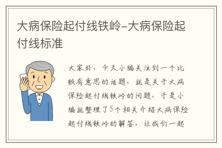 大病保险起付线铁岭-大病保险起付线标准